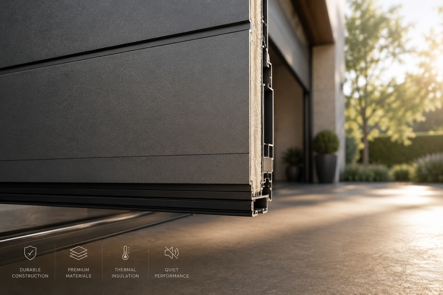 Premium materials and finishes for automotive entrance systems